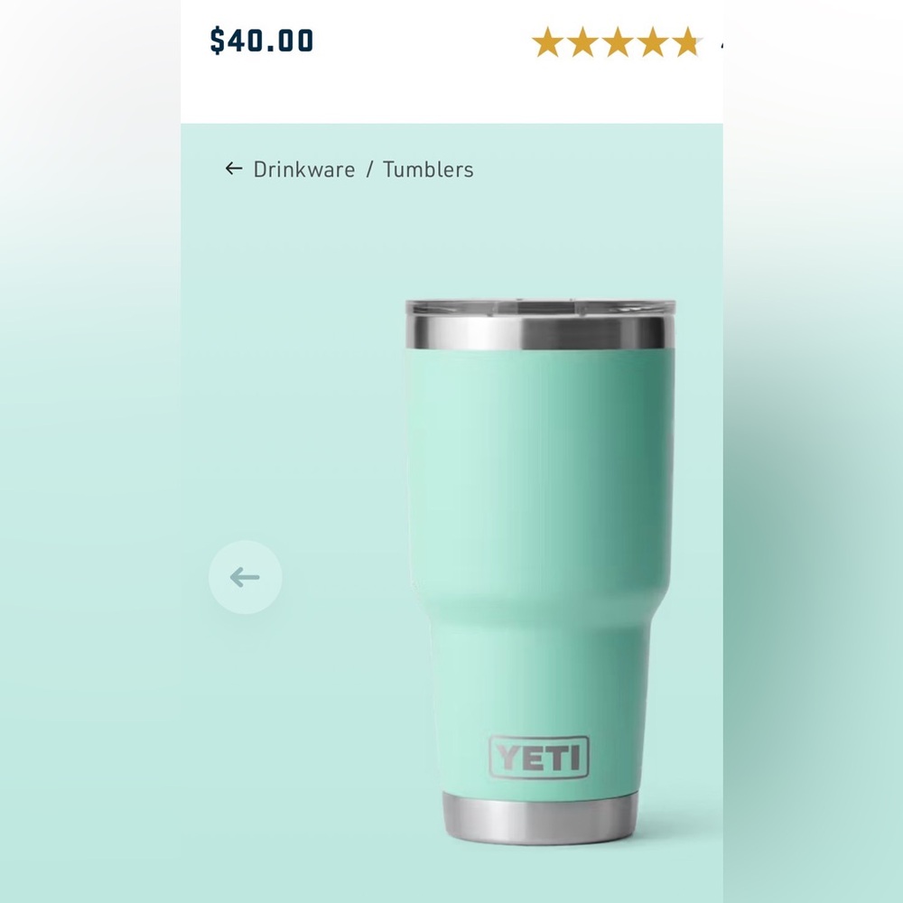 YETI Aqua Travel Mug